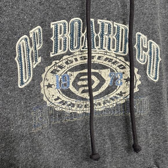 OCEAN PACIFIC OP BOARD CO SWEATSHIRT HOODIE Embroidered Logo Size Medium NWT - Picture 6 of 7